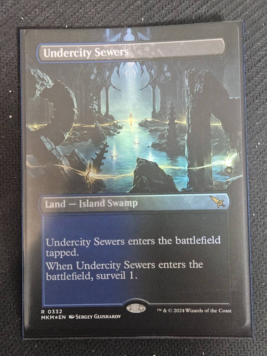 MTG foil 英語版 地底街の下水道 ボーダーレス版 ③ Undercity Sewers