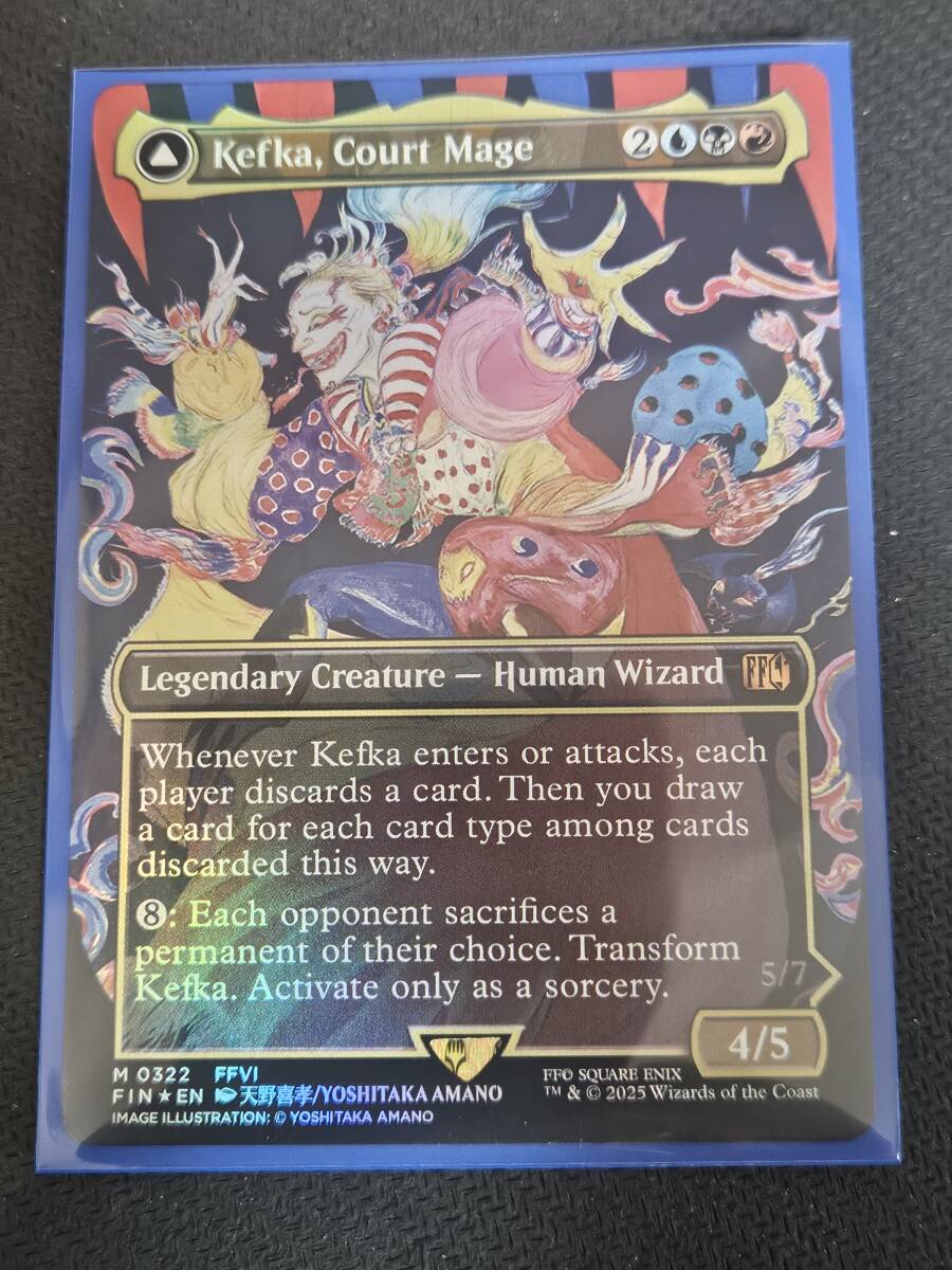 MTG 人造魔導士、ケフカ/Kefka, Court Mage 天野 foil 販売 MTG 人造魔