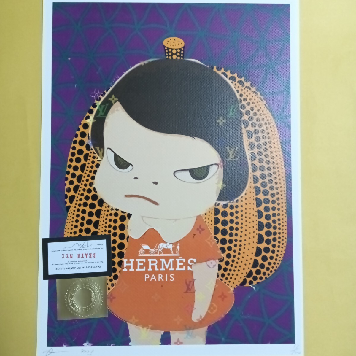 ⭐️death nyc 世界限定100枚⭐️奈良美智 ルイ・ヴィトン ⭐️death