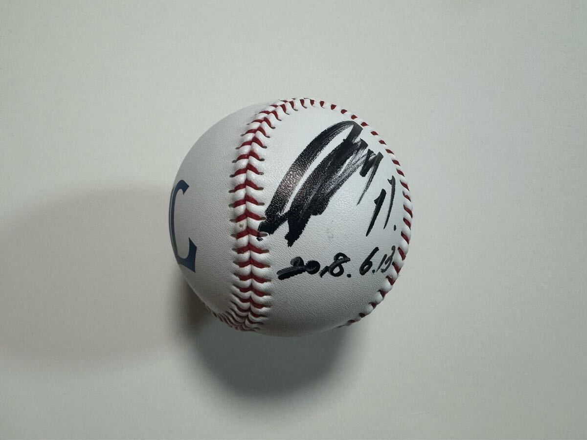 m*a様 今井達也選手プロ初勝利記念サインボール 今井達也選手プロ初