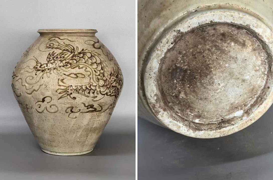 十四代 亀井味楽(作)高取白釉茶碗 共箱 未使用 遠州七窯 茶道具 現代