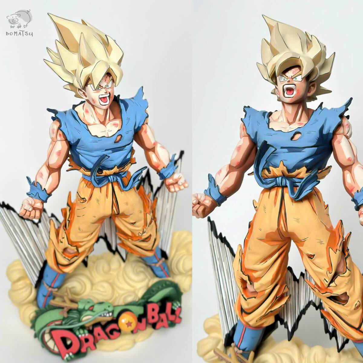 リペイント 二次元彩色 ドラゴンボール 超サイヤ人孫悟空 2D イラスト