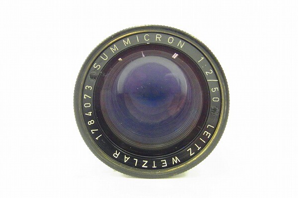 LEITZ WETZLAR SUMMICRON 1:2/50 固定鏡胴 後期型LEITZ WETZLAR