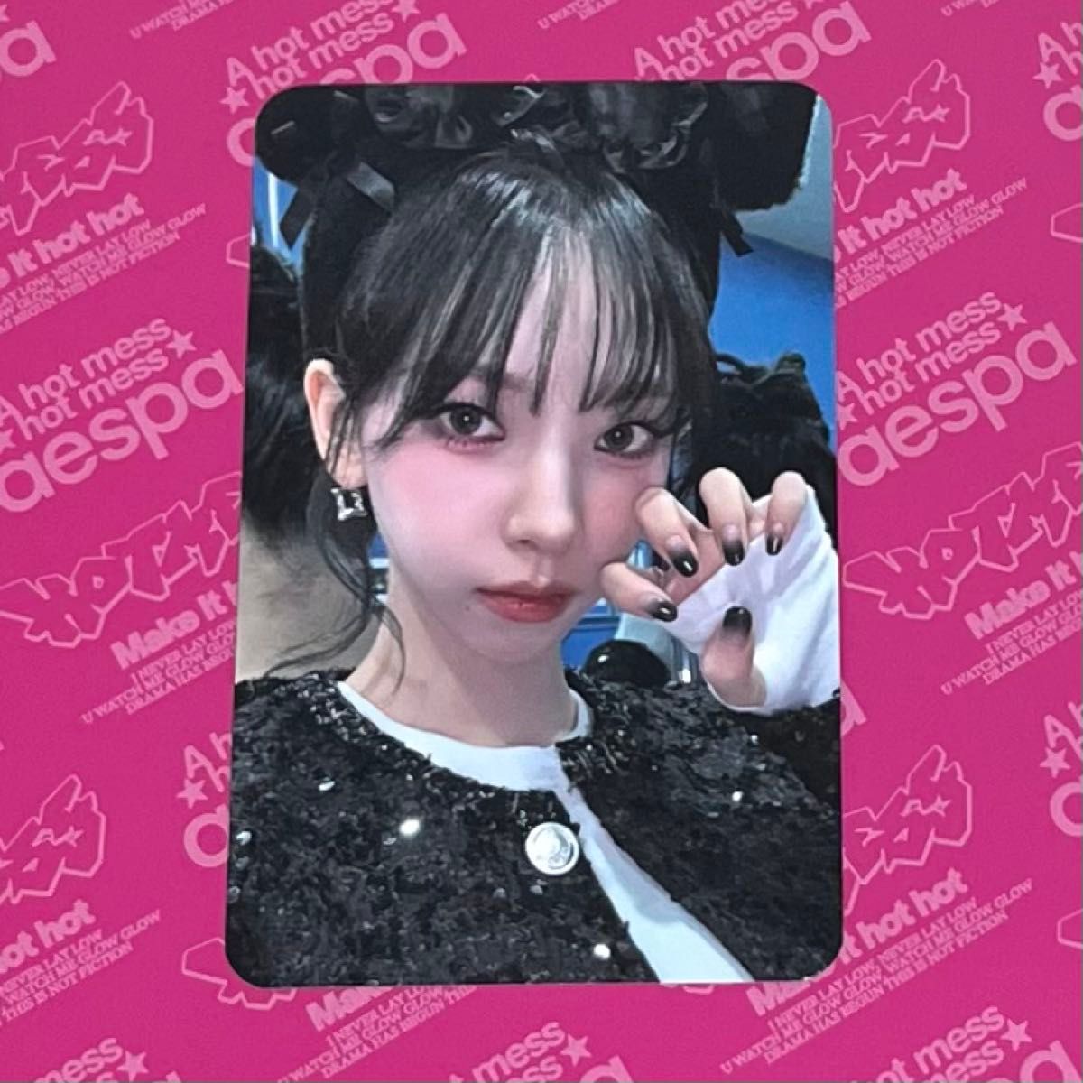 カリナ aespa 渋谷109 特典 ポップアップ ラキドロ トレカ aespa POP