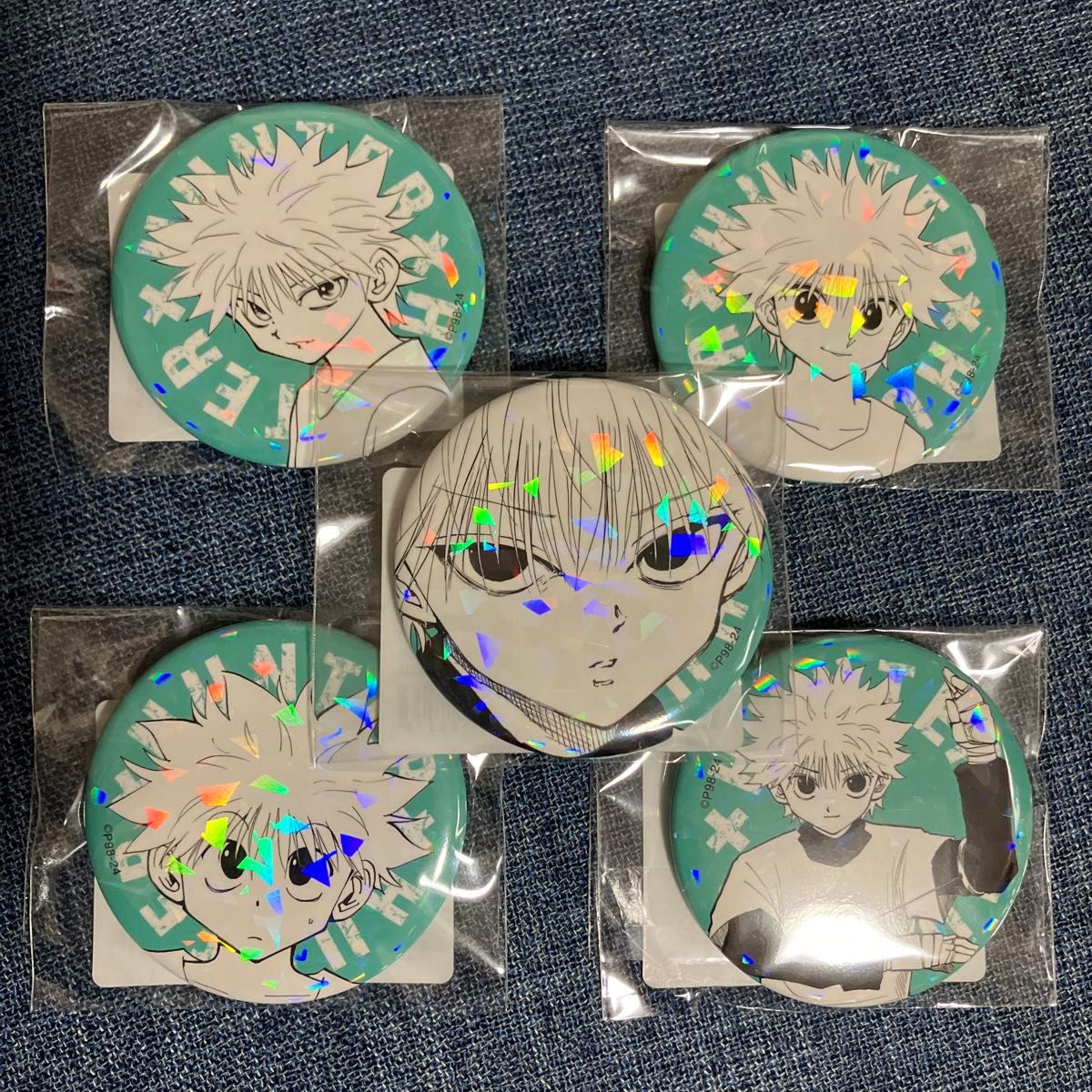 まとめ売り キルア 缶バッジ HUNTER × HUNTER オールスター まとめ売り