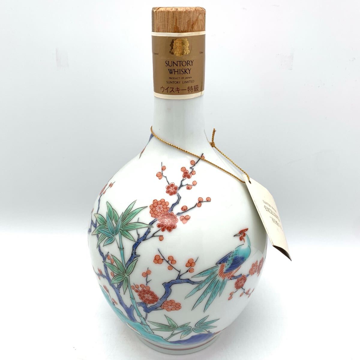 サントリーウイスキー エクセレンス 有田焼ボトル 未開栓(ラベル訳あり