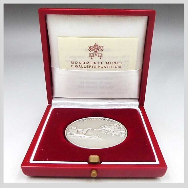 Yahoo!オークション - MUSEI VATICANI 1992 バチカン美術館 記念銀メダ