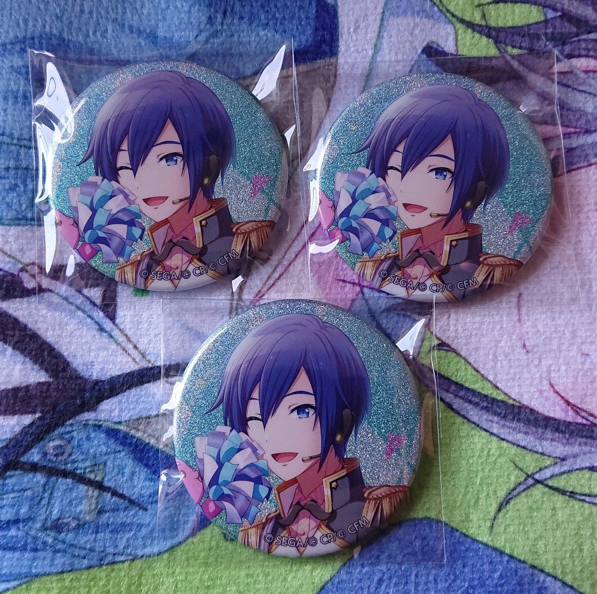 KAITO プロセカ グリッター缶バッジ vol.8 A KAITO プロセカ