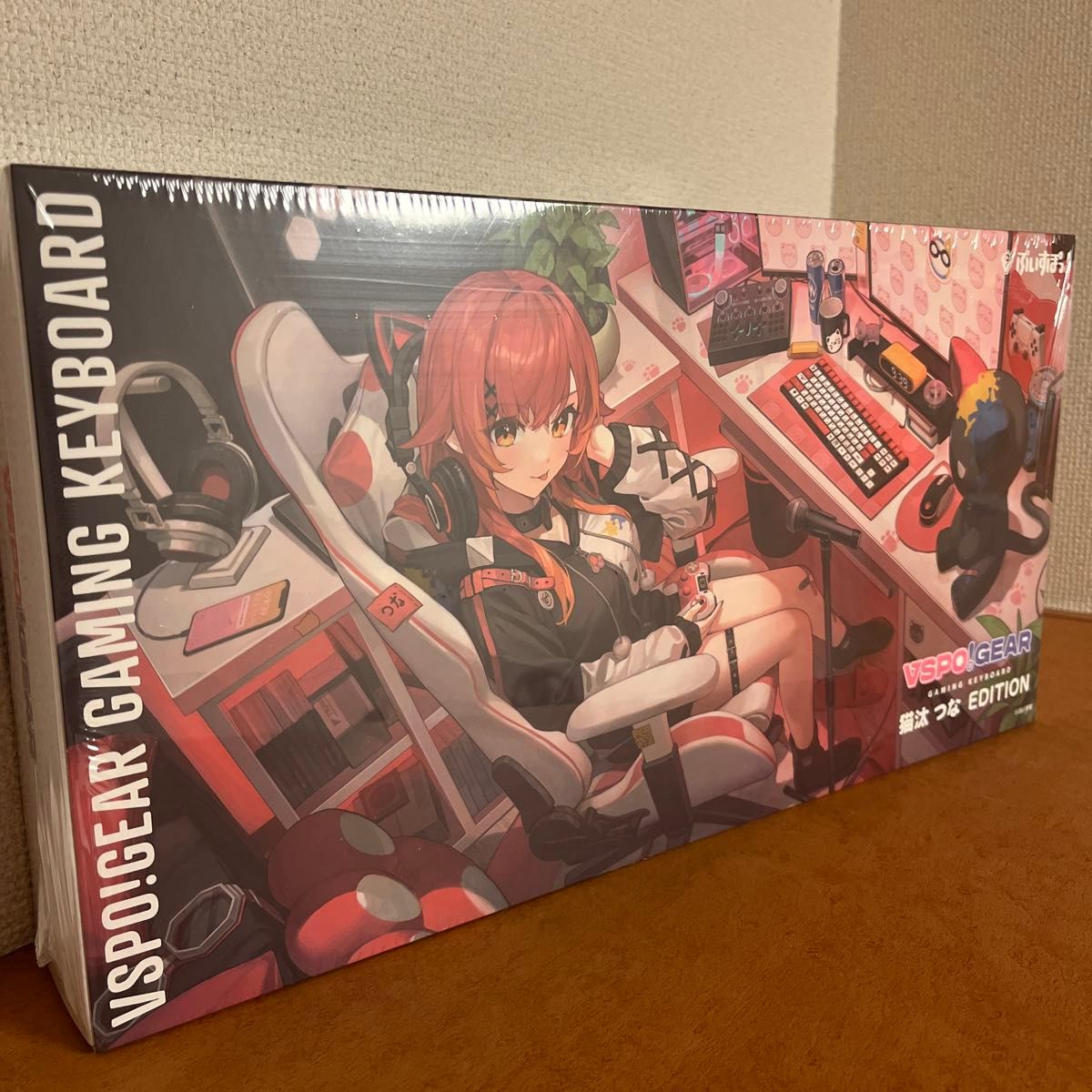 未開封】VSPO GEAR ゲーミングキーボード 第2弾 猫汰つなEdition