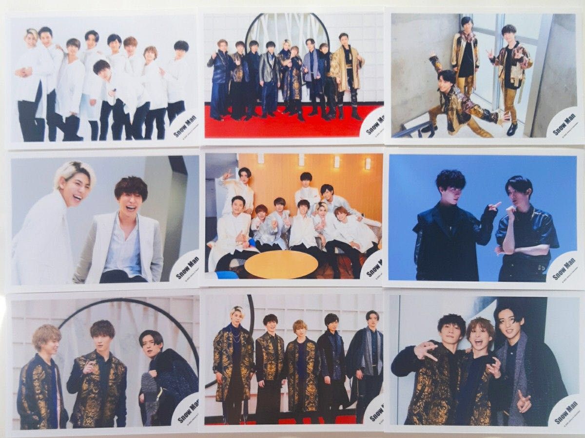 公式写真48枚セット Snow Man 集合 混合 まとめ売り L453｜Yahoo