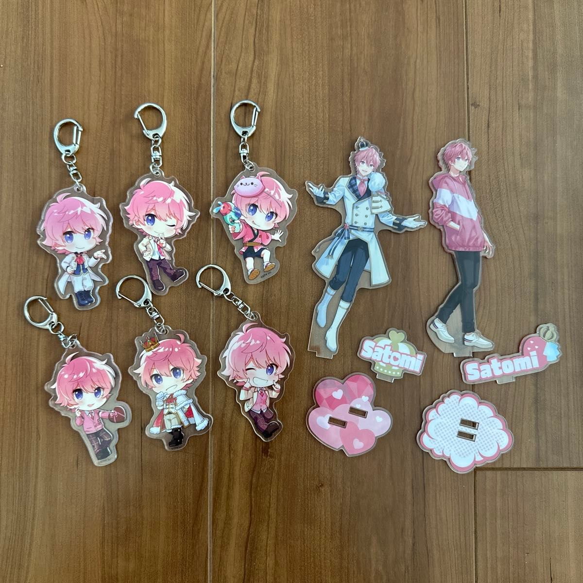 すとぷりさとみくんグッズまとめ売り アクリルキーホルダー ラバー