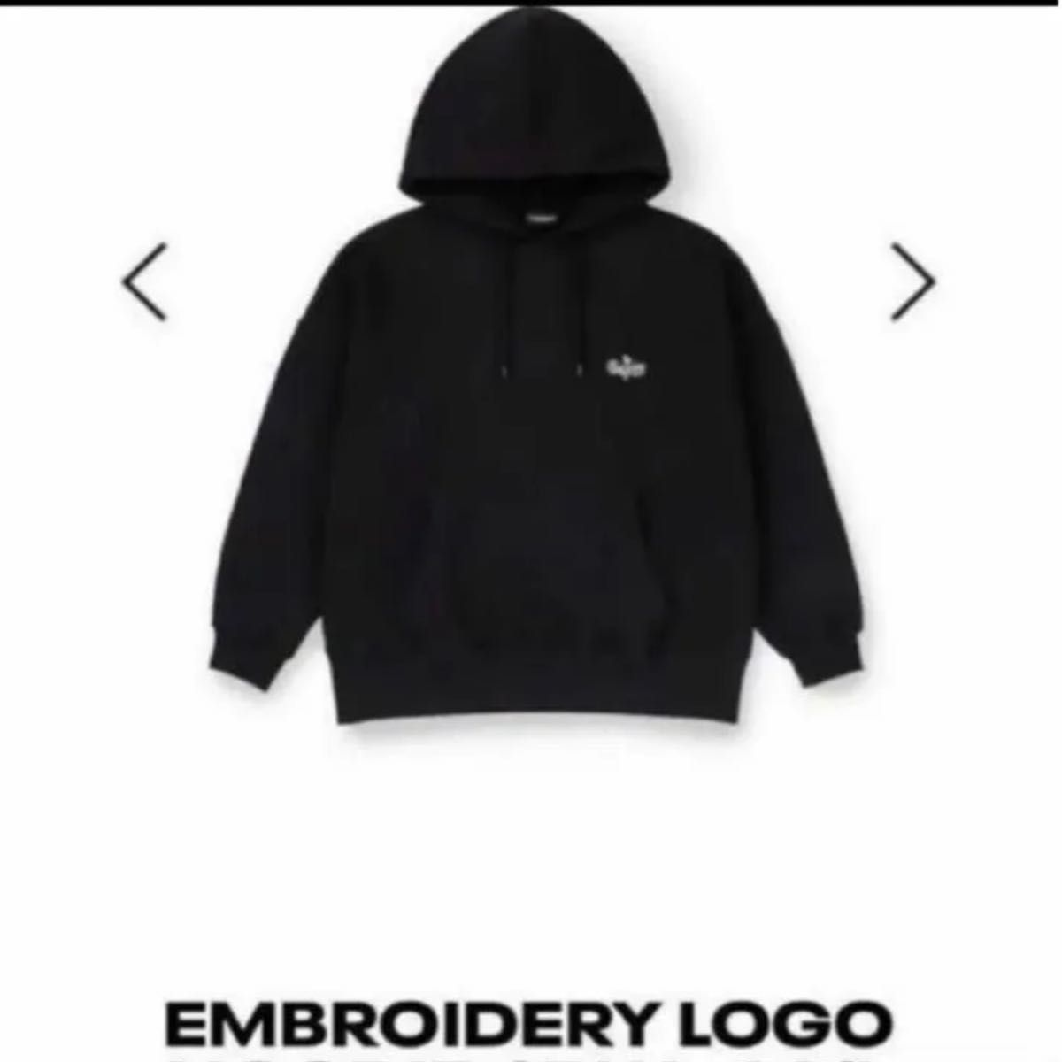 ミュージシャン the GazettE LOGO HOODIE BLACK X BLACK