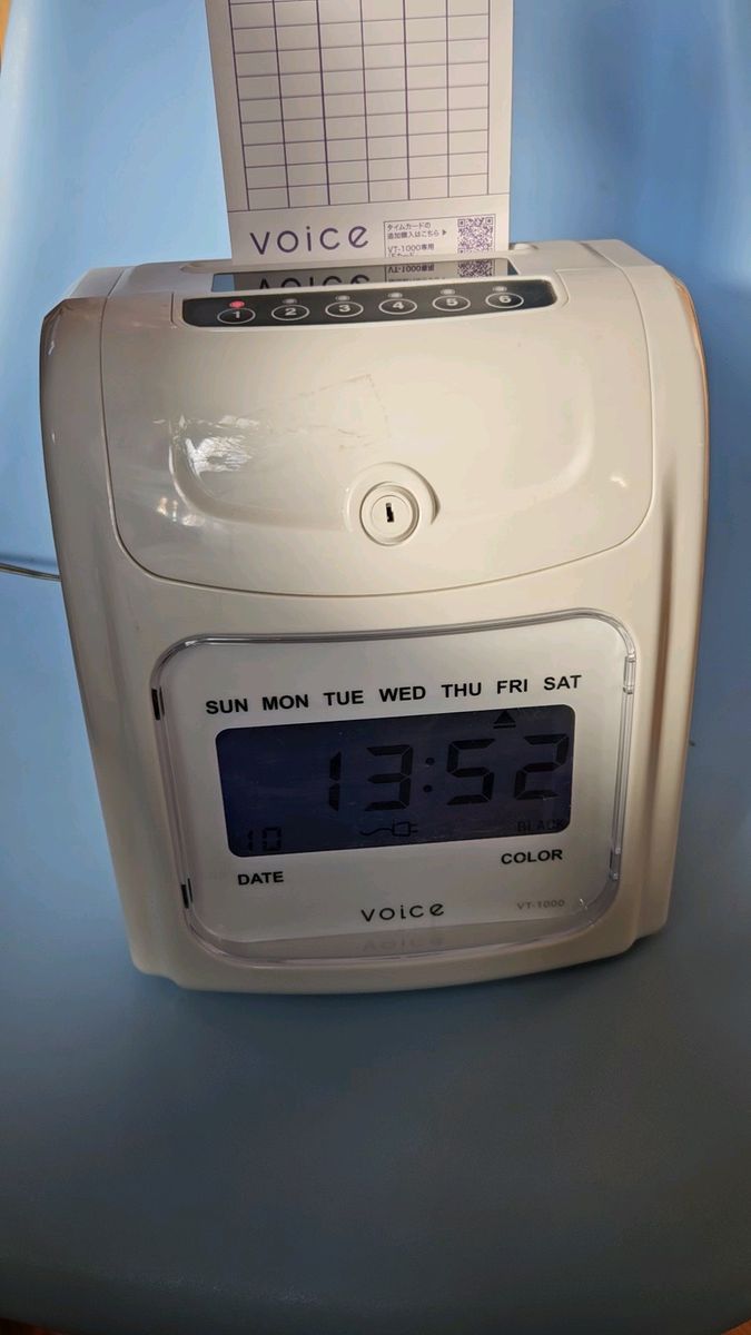 タイムレコーダー VT-1000 新品 中古 VOICE VT-1000 タイム