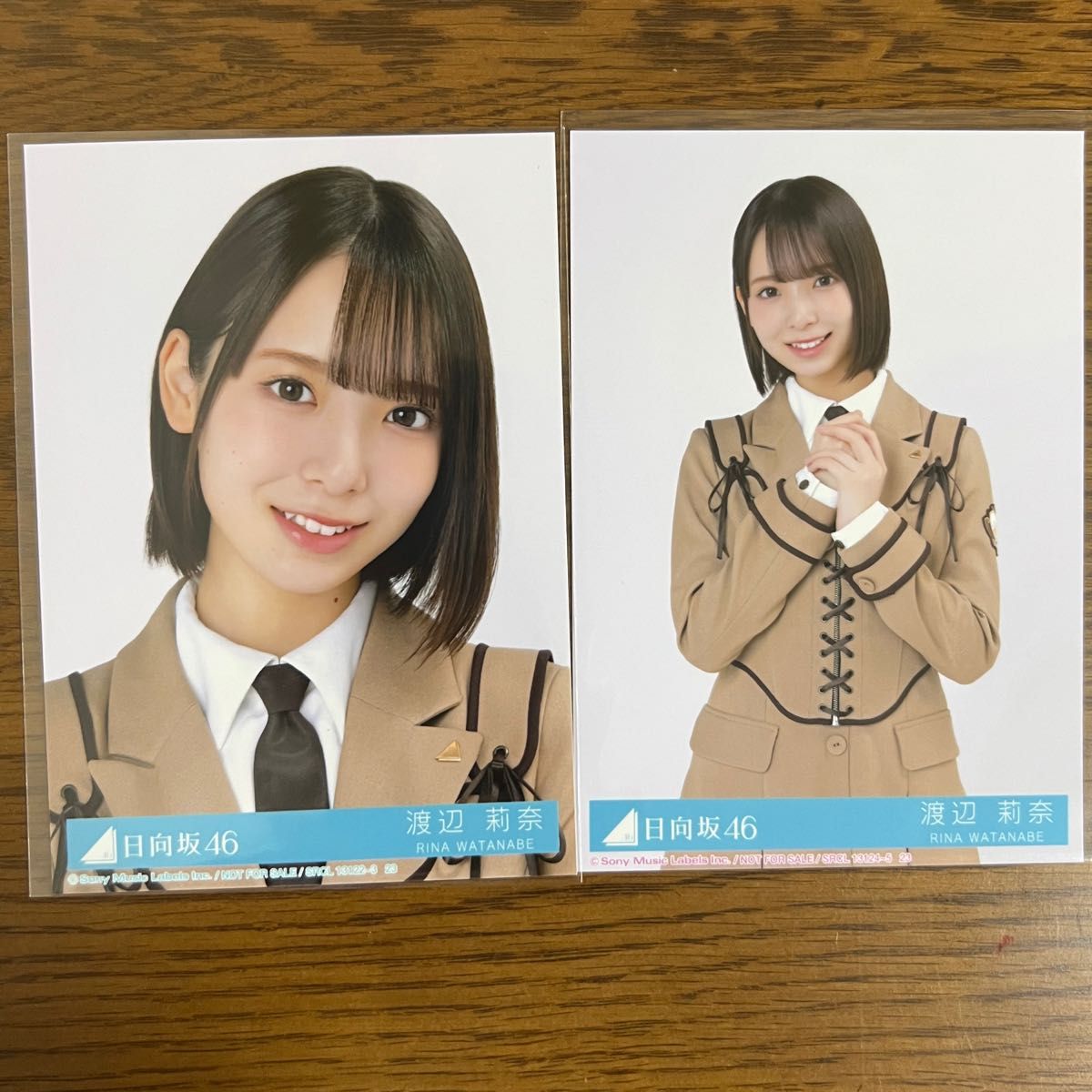 渡辺莉奈 公式 直筆サイン入りチェキ 日向坂46 渡辺莉奈 直筆サイン