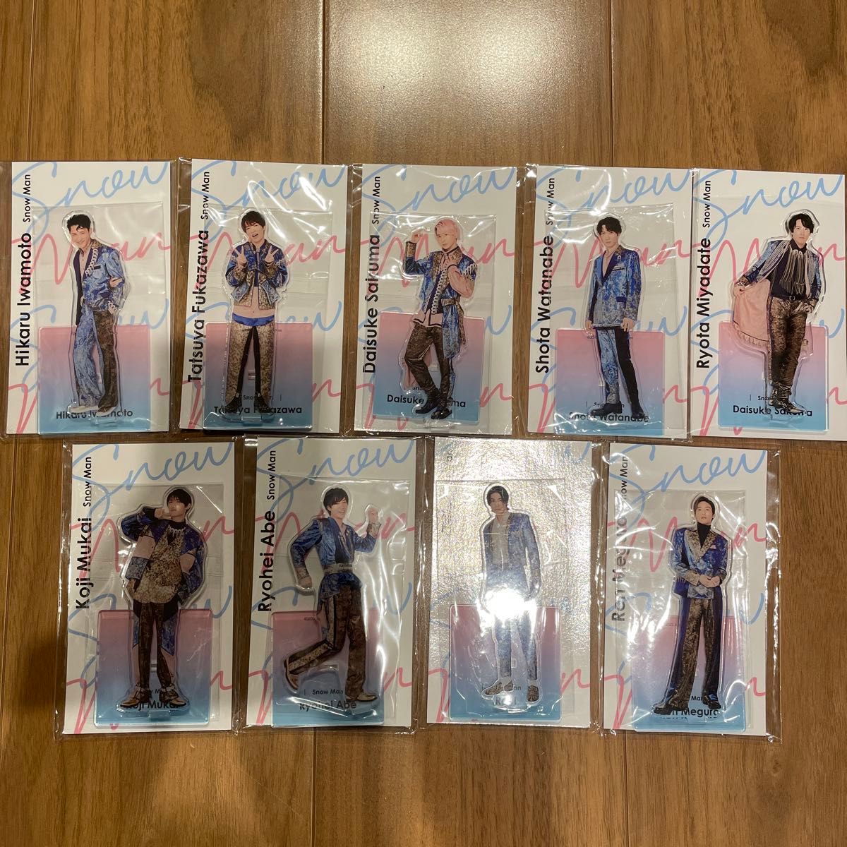 Man 全9人セット ジャニーズ アクスタfest スノーマン ②2 SnowMan