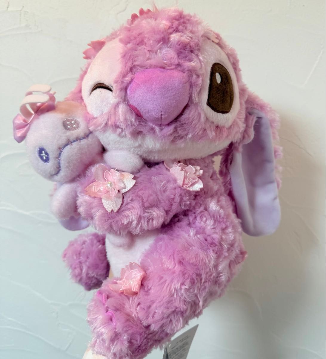 ディズニー スティッチ 限定 サクラ ぬいぐるみ レア Disney