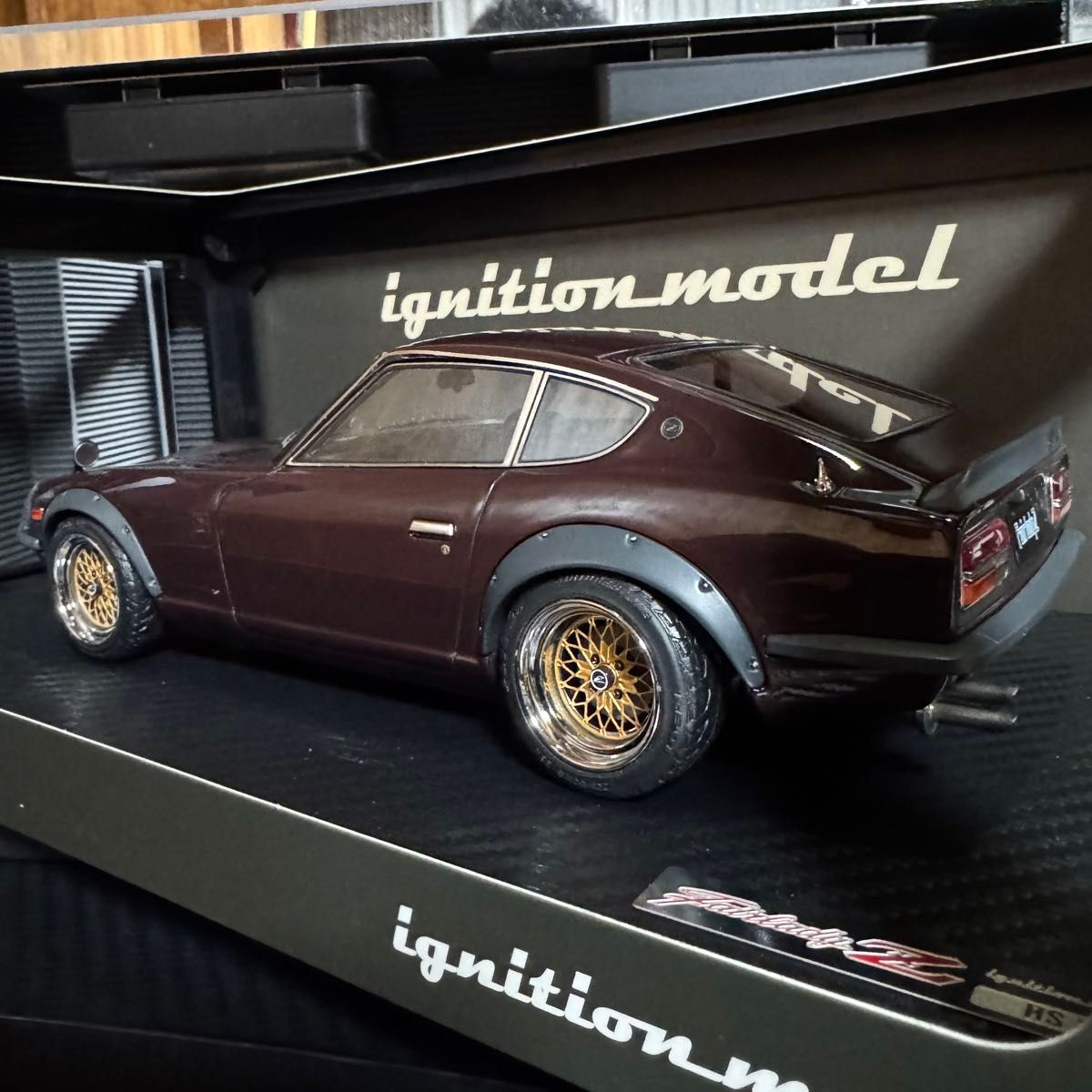 イグニッションモデル ミラー破損あり 1/18 240Z