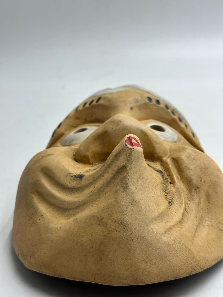 木彫り神楽面汐吹き面