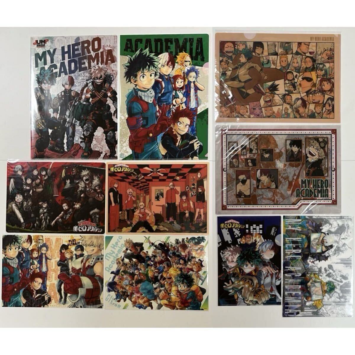 僕のヒーローアカデミア ヒロアカ 下敷き 十傑 クリアファイル 緑谷 出