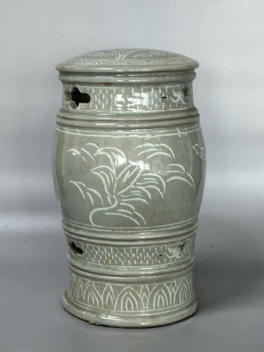 高麗青磁 輪花 平盃 小皿 朝鮮美術 古美術 古道具 アンティーク 高麗