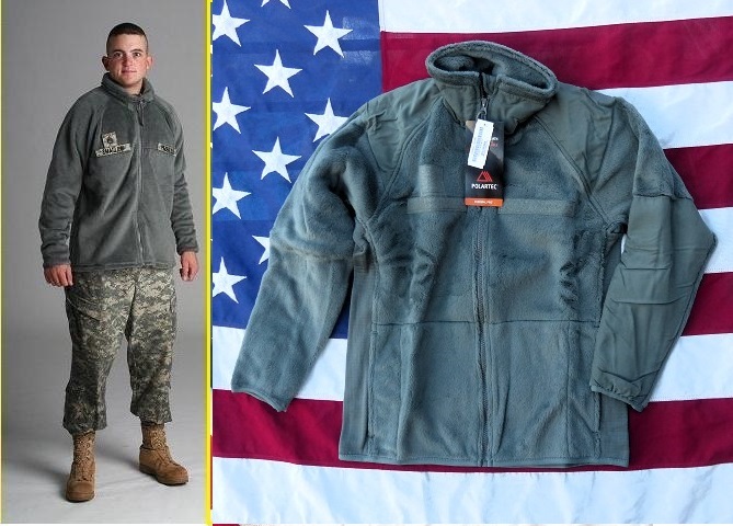 米軍実物 ポーラテックフリースジャケット XS-S FG GEN3 ECWCS ACU 111x
