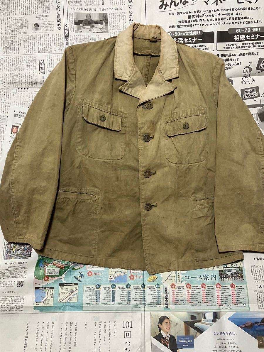 珍品】陸軍戦車服夏用日本軍