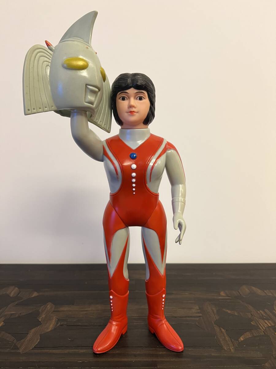 ウルトラマン ソフビ 人形 ウルトラの母 ブルマァク 当時物 円谷プロ