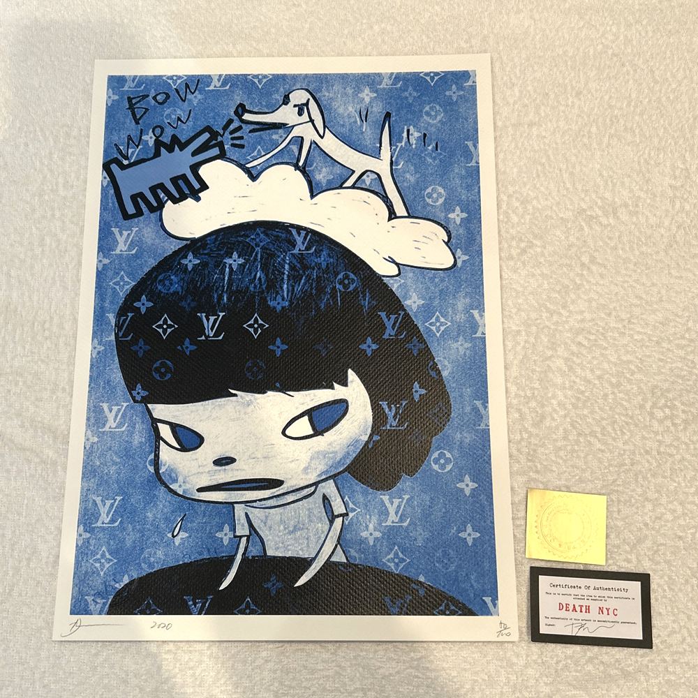 DEATH NYC 奈良美智【カウズ】アートポスター 極美品／未使用 No.30