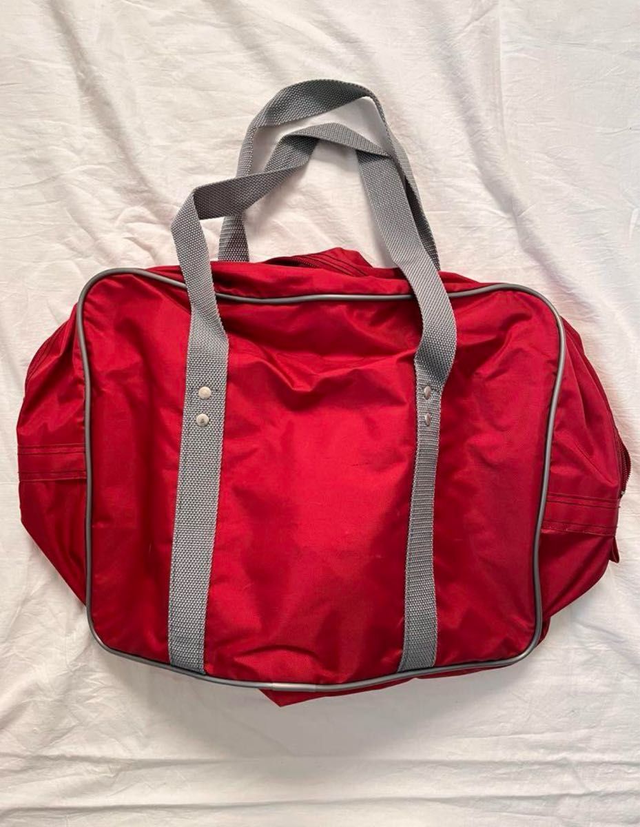 旧ワッぺ 赤 ワールドペガサス スクバ スクールバッグ