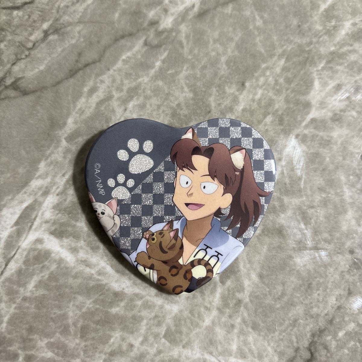 忍たま乱太郎 ナンジャタウン 山田利吉 ハート 缶バッジ 12個 忍たま乱