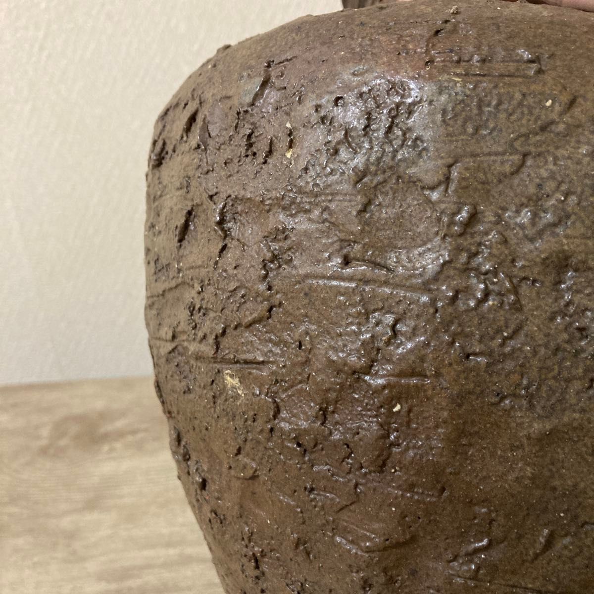 古種壺 古壺 甕〈検 古信楽 常滑 備前 花瓶 立花 丹波 茶道具 古種壺