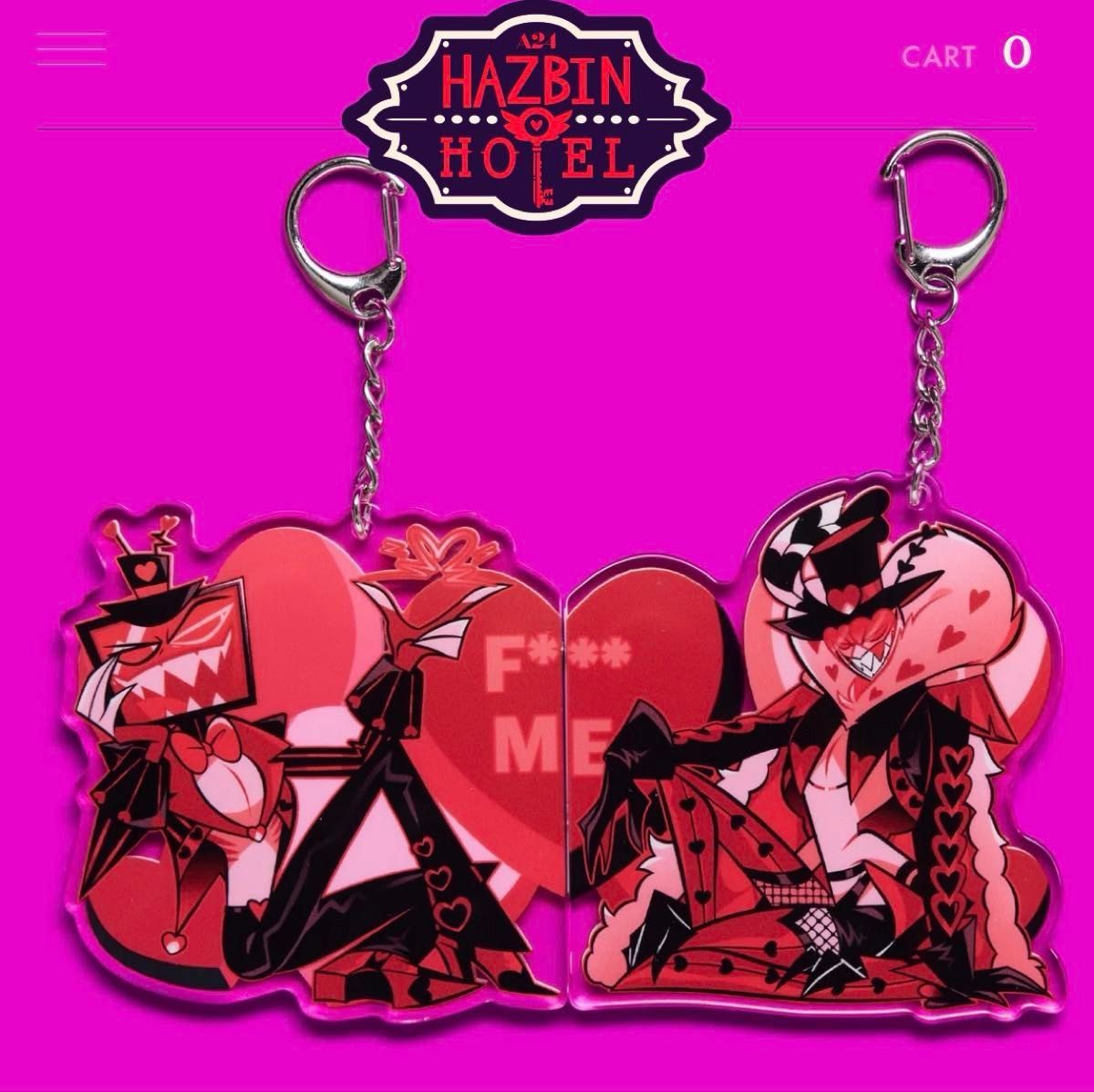 完売】ハズビンホテルへようこそ キーチェーン チャギー チャーリー