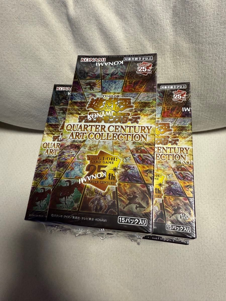 シュリンク付き】遊戯王 クォーターセンチュリーアートコレクション7Box