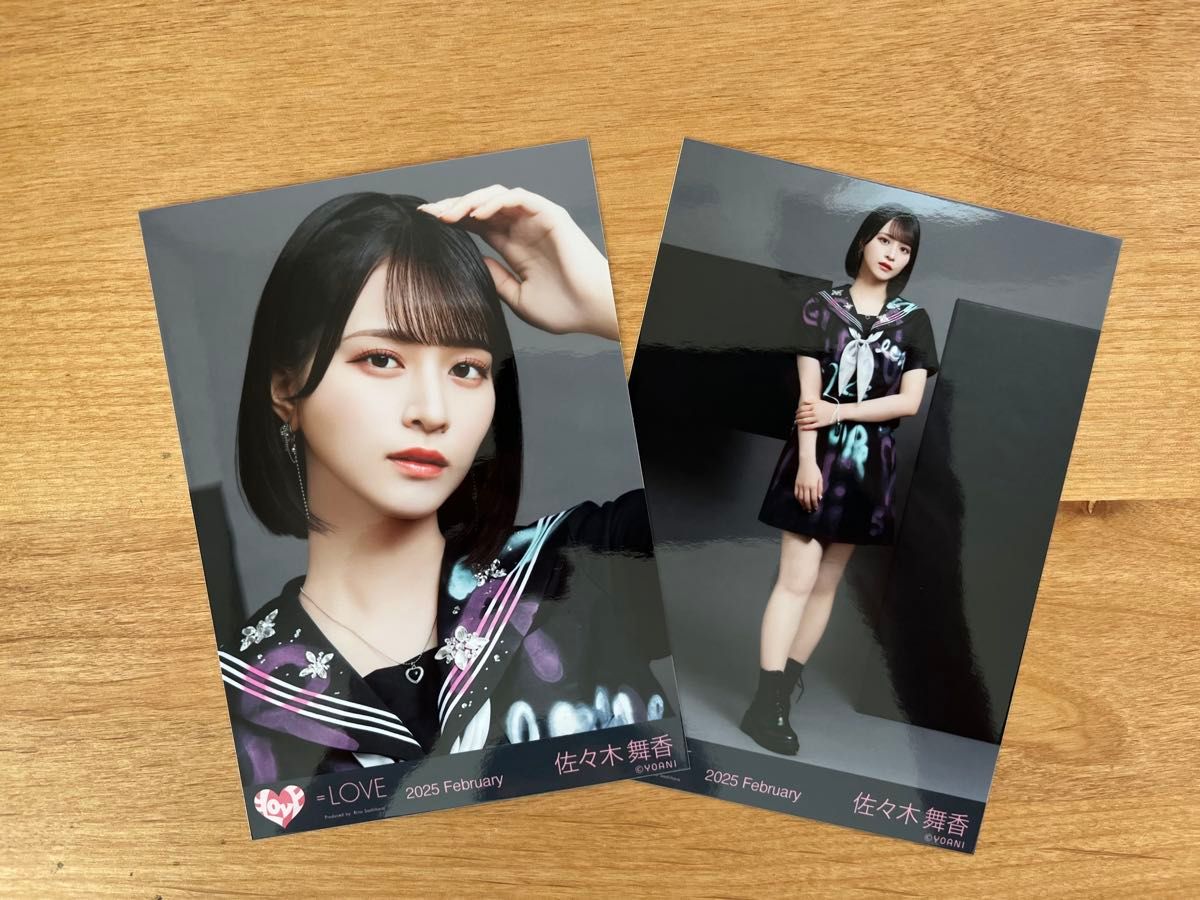 イコラブ 佐々木舞香 生写真 イコノイジョイ2024衣装 マジジョ 直筆