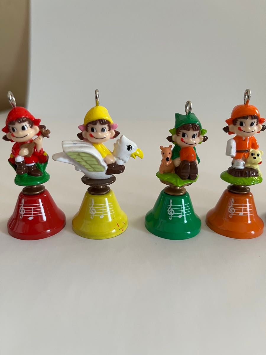 ペコちゃん ベル 8個セット ペコちゃんハンドベル 8音 ペコちゃん