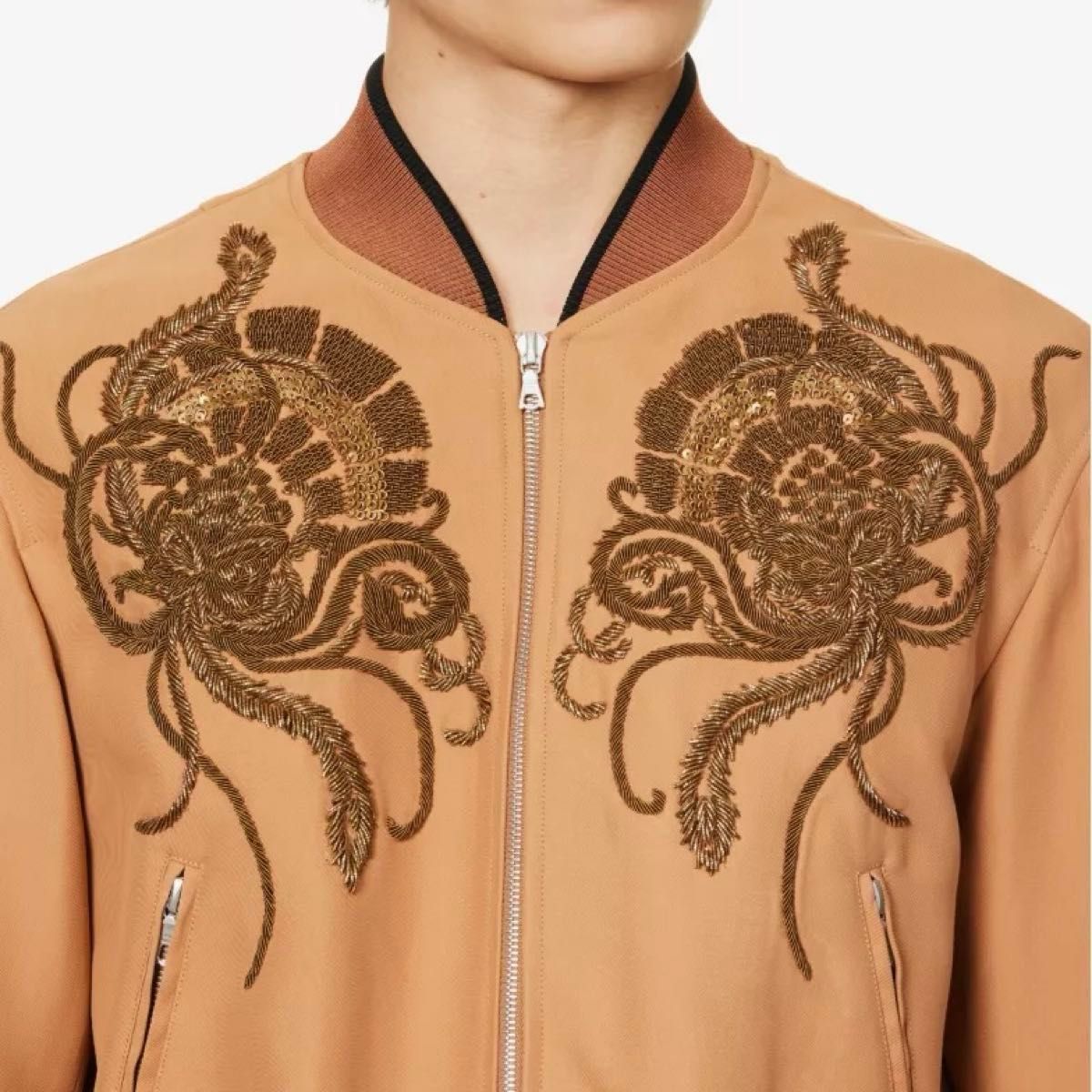 DRIES VAN NOTEN embroidery bomber jacket ドリス ヴァン ノッテン