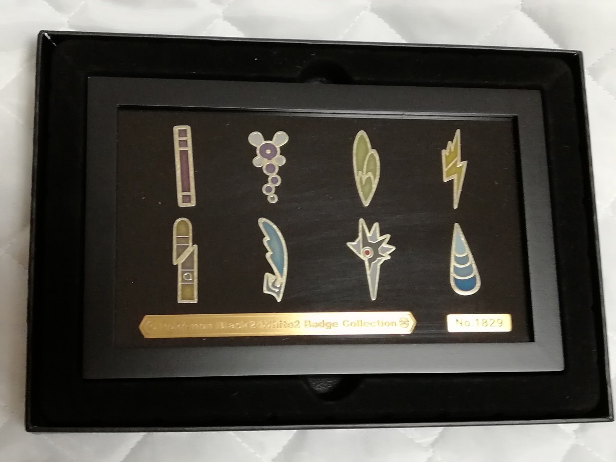 ポケモン ジムバッジコレクション コンプリートセット ブラック