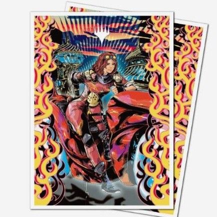 未使用】灯を追う者 チャンドラ プレイマット スリーブ デッキボックス