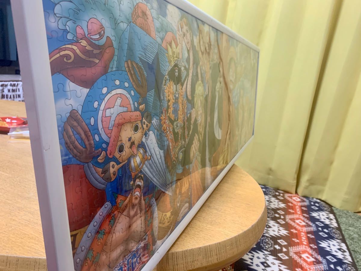 ワンピース パズル 完成品 額縁付き ワンピースパズル 完成品 ONE