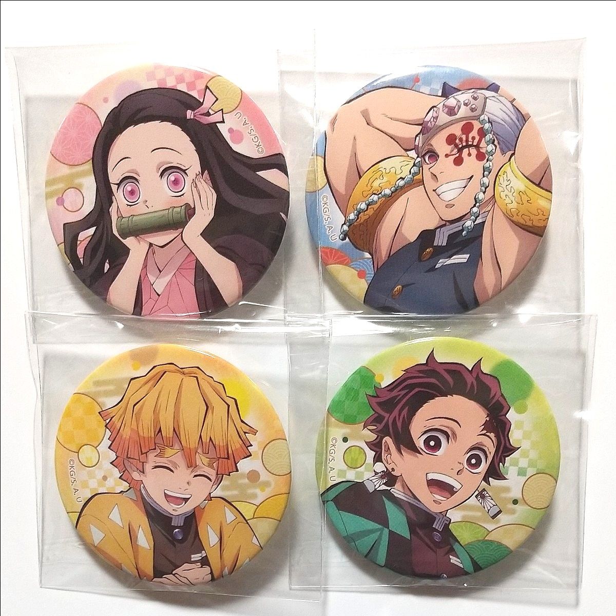 遊郭編 鬼滅の刃 全集中展 缶バッジ 宇髄天元 竈門炭治郞 ねずこ 我妻