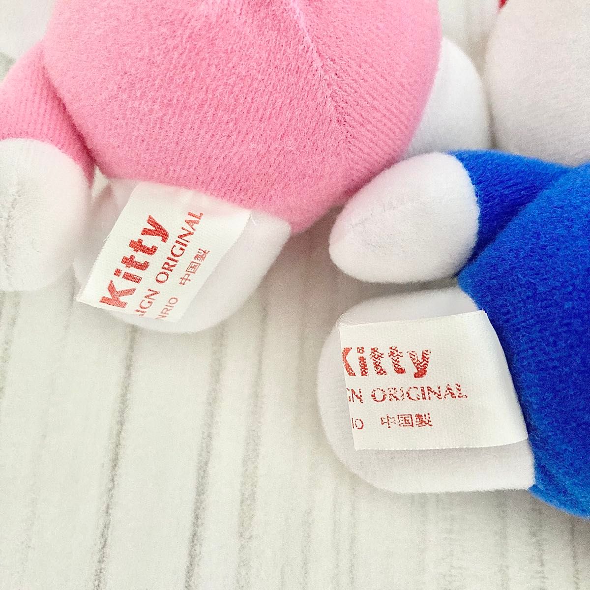 希少 1992年 当時物 レトロ ハローキティ ぬいぐるみ マスコット 2点