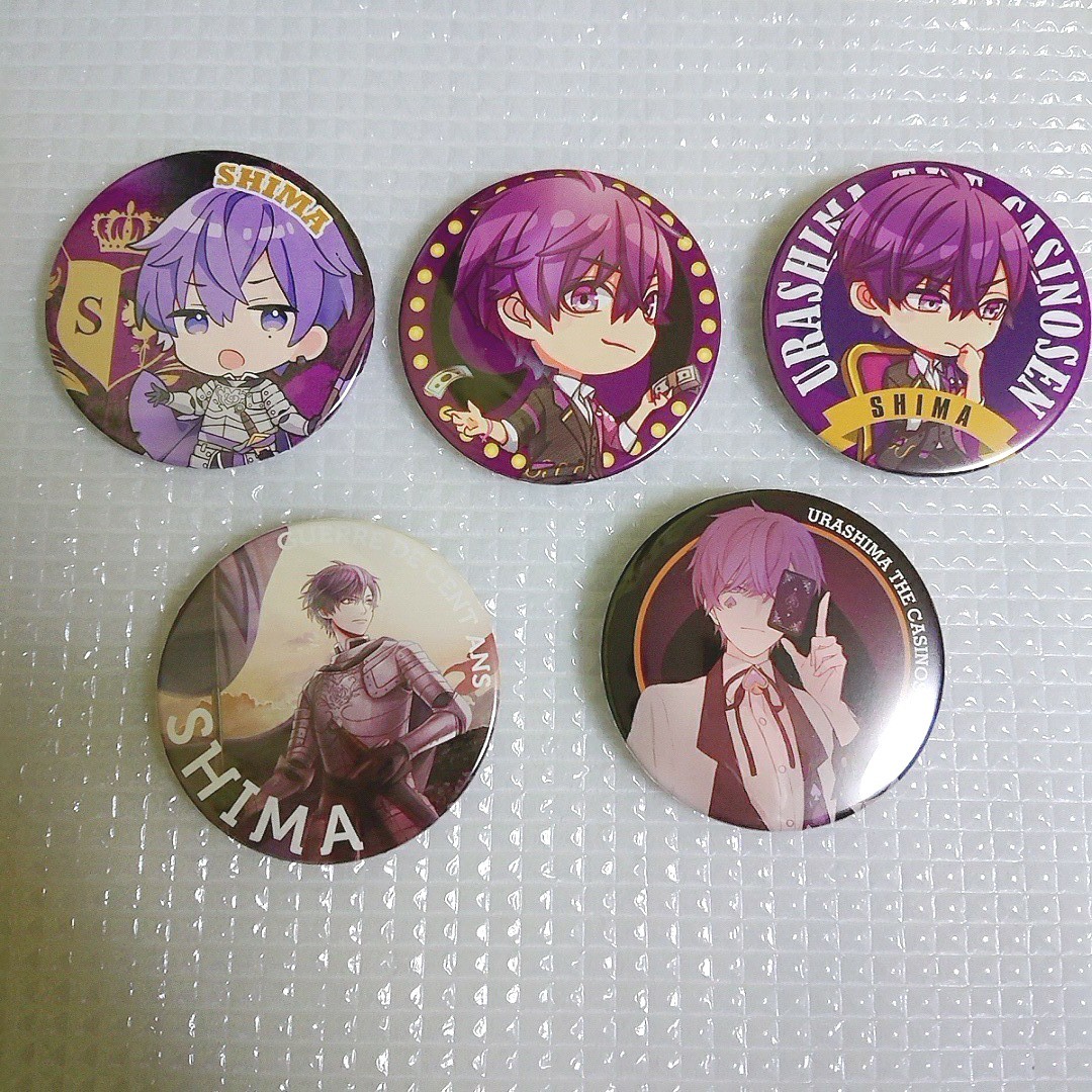 浦島坂田船 志麻 缶バッジ 2020オンライン Bad Monster 浦島坂田船