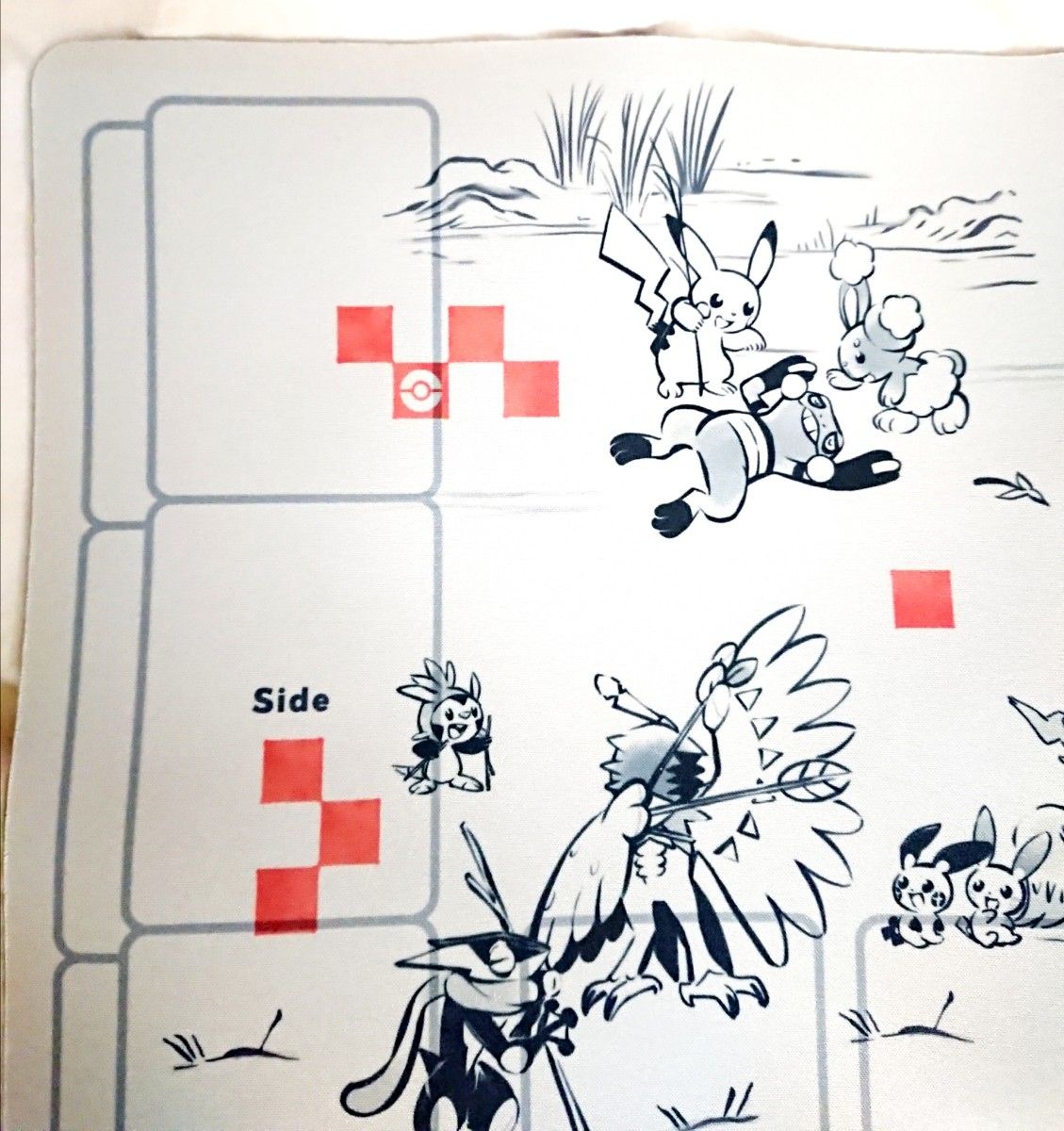ポケカ ポケモンカードゲーム ラバープレイマット ぽけもん戯画 未開封