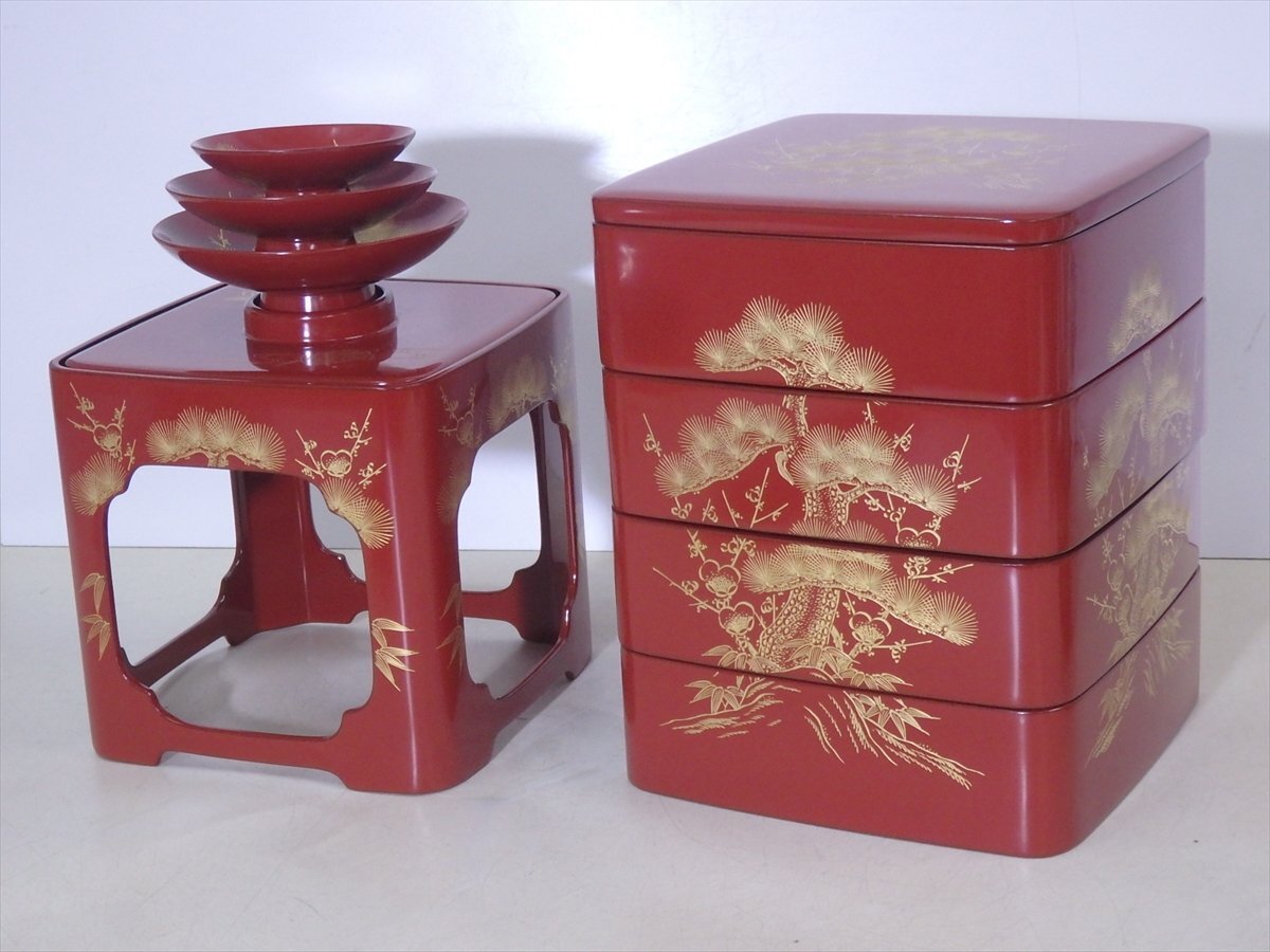 輪島塗 松竹梅 アウトレット 屠蘇器 七ッ揃 輪島塗 松竹梅 屠蘇器 七ッ揃