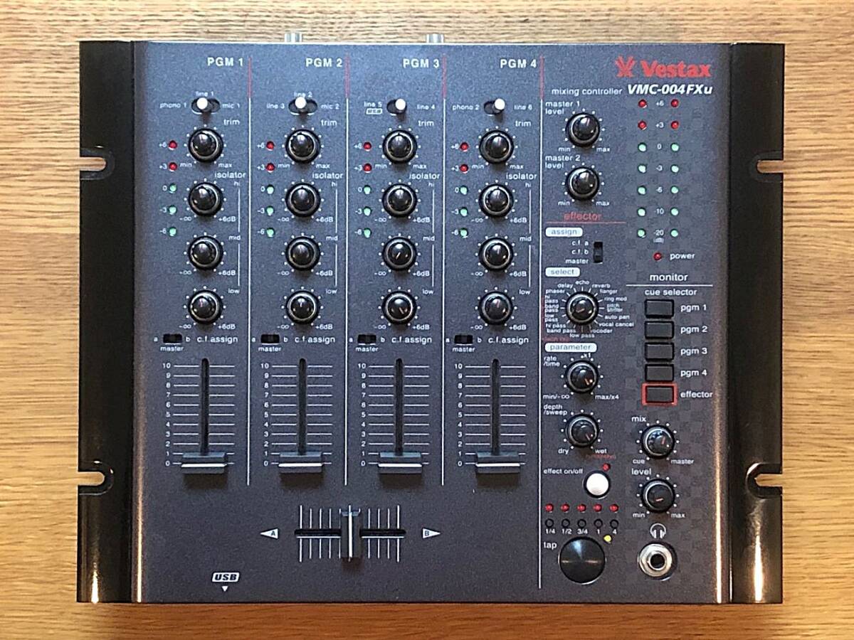 VESTAX VMC-004FX ベスタクス VESTAX ベスタクス DJミキサーVMC-004FXu