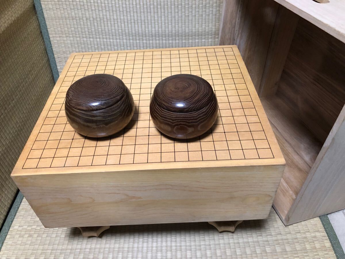 中古品価値ある天然木碁盤