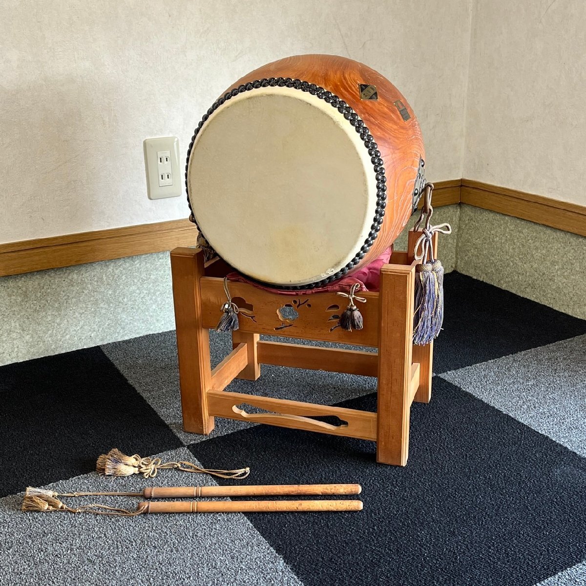 和太鼓 堀田新五郎 宮太鼓 打楽器 管理No.※i4※ 和太鼓 堀田新五郎 宮