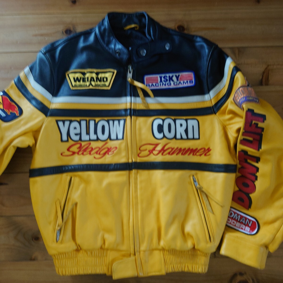 Yellow corn ライダースジャケット YELLOW CORN 本革 ライダースレザー
