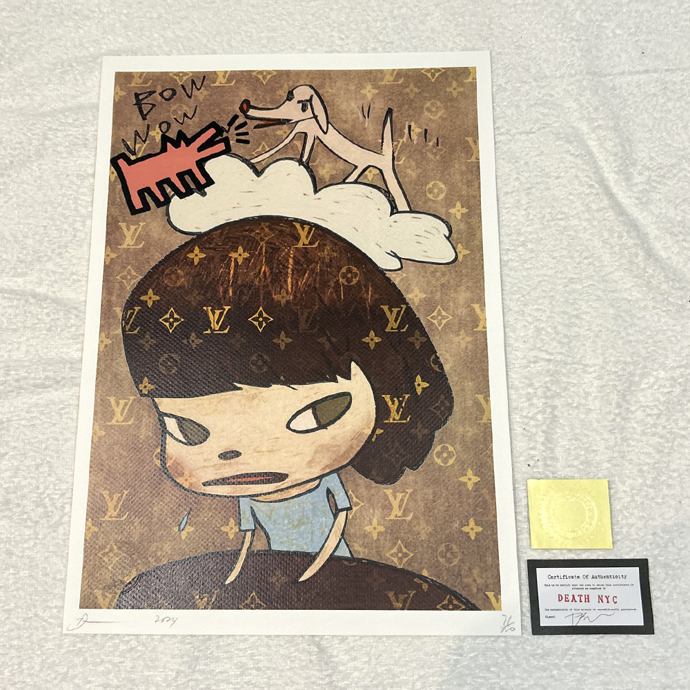 DEATH NYC 世界限定100枚 アートポスター現代アート 奈良美智 村上隆