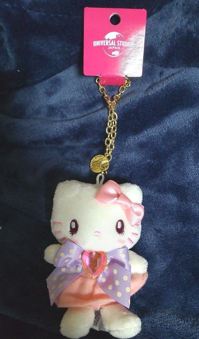ユニバ USJ 限定 ぬいぐるみ キーホルダー キティちゃん ハローキティ